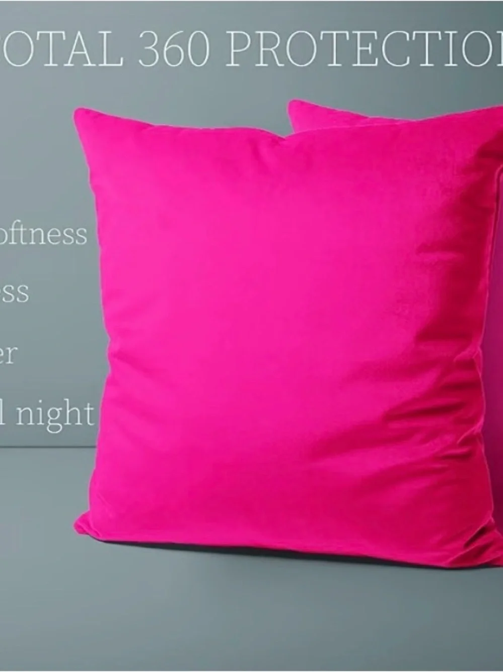 N/A fuchsia pillow